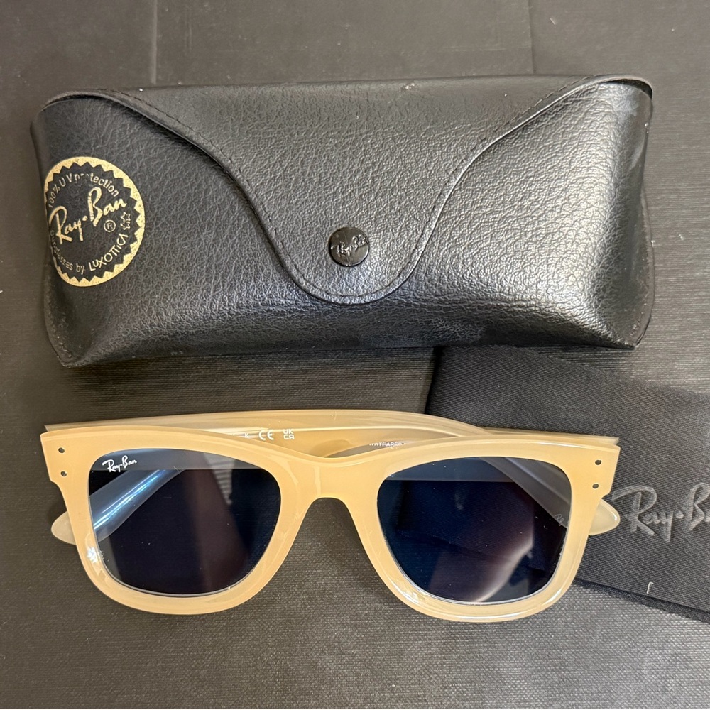 Ray-Ban Light Tan Sunglasses